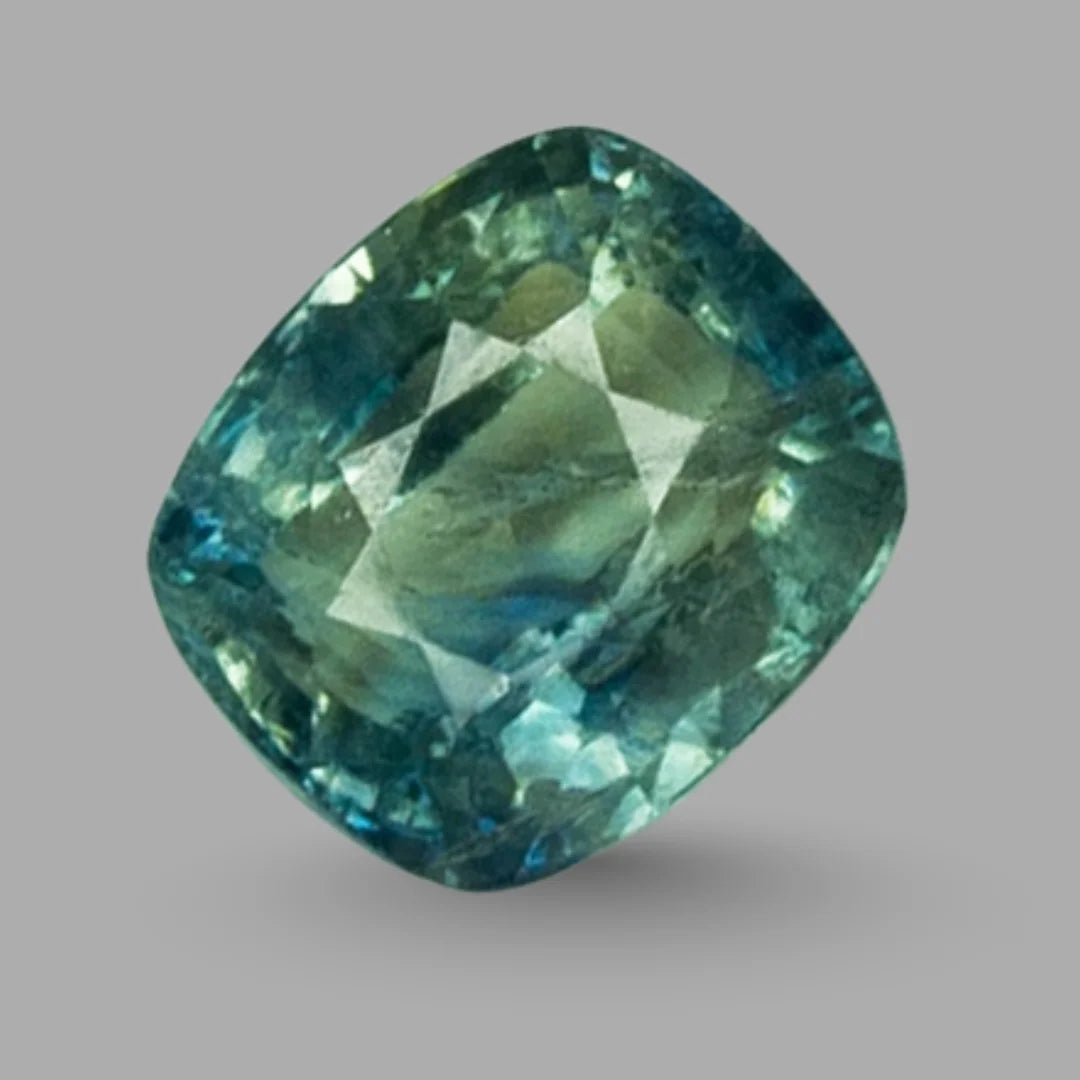 Natural Bi-Color Sapphire (Pitambari) Cushion Mixed Cut - 3.88 Carats
