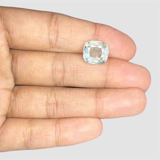 Natural Bi-Color Sapphire (Pitambari) Cushion Mixed Cut - 6.69 Carats