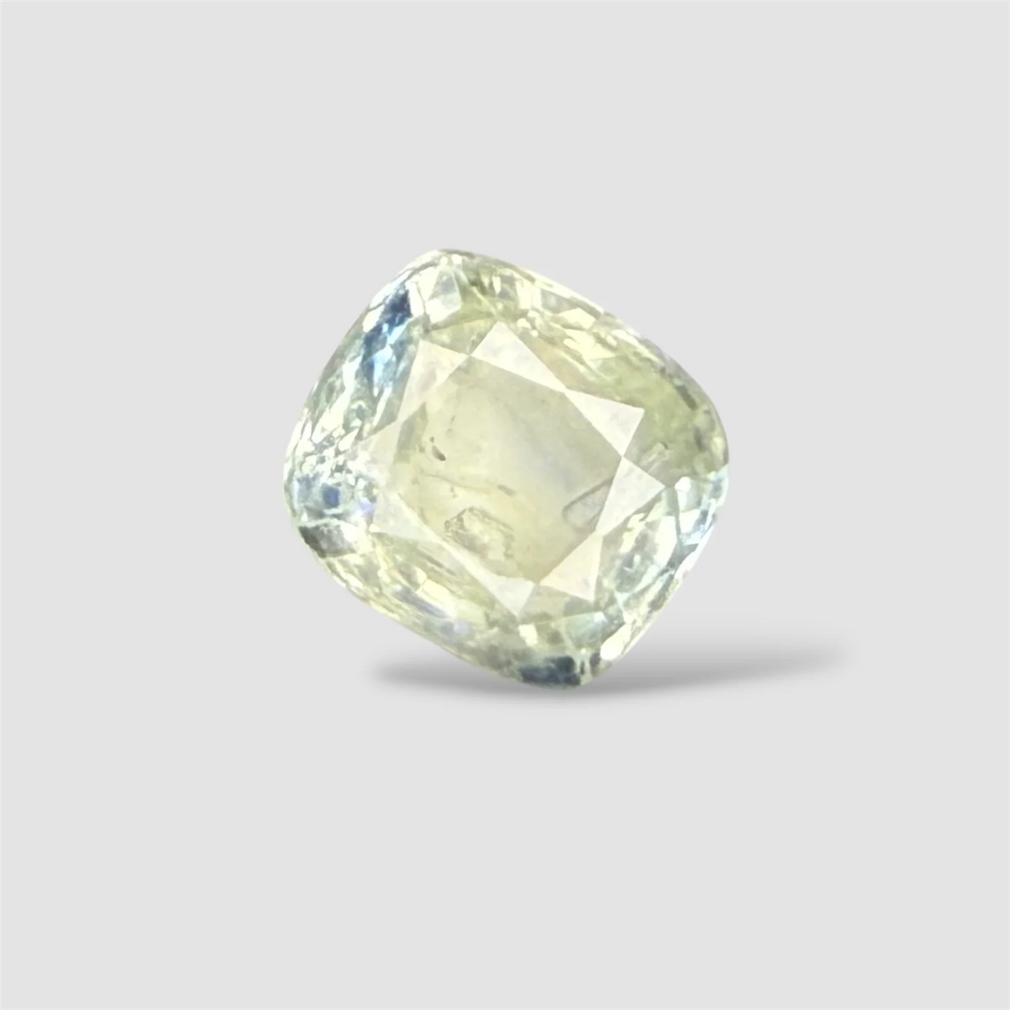 Natural Bi-Color Sapphire (Pitambari) Cushion Mixed Cut - 6.69 Carats