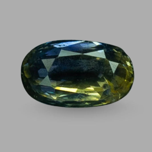 Natural Bi-Color Sapphire (Pitambari) Oval Mixed Cut - 3.19 Carats