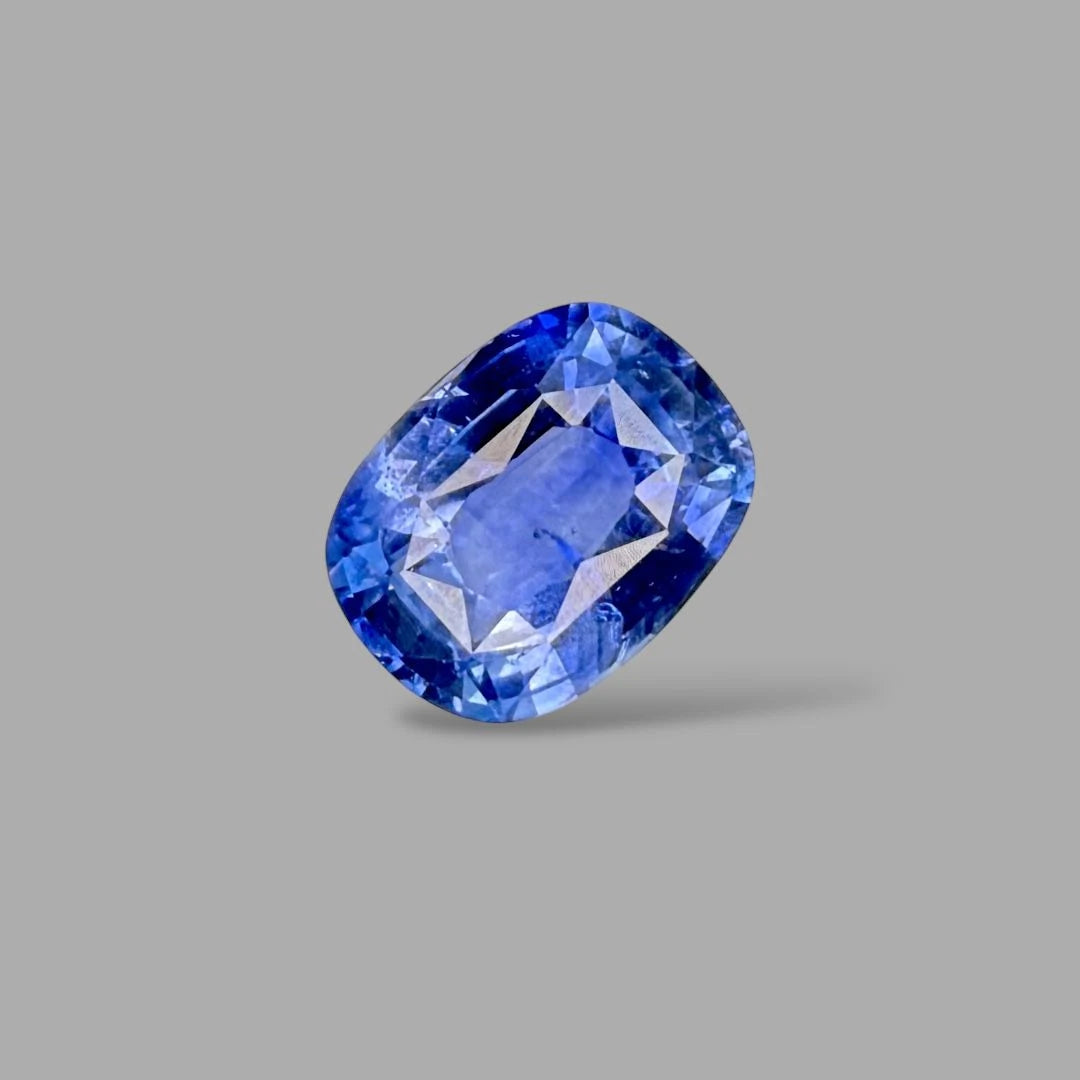 Natural Blue Sapphire Cushion Mixed Cut - 3.06 Carats