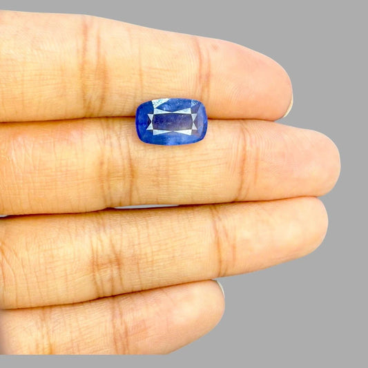 Natural Blue Sapphire Cushion Mixed Cut - 4.48 Carats