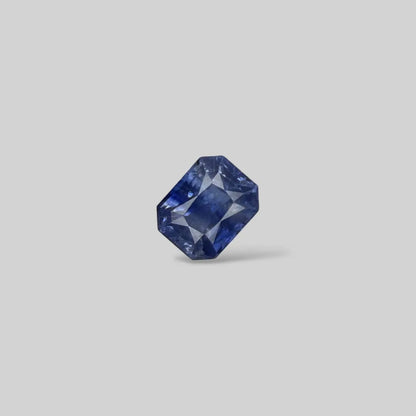 Natural Blue Sapphire Cut Cornered Rectangular Mixed Cut - 3.51 Carats