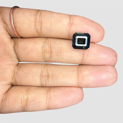 Natural Blue Sapphire Near Square Facets - 4.820 Carats