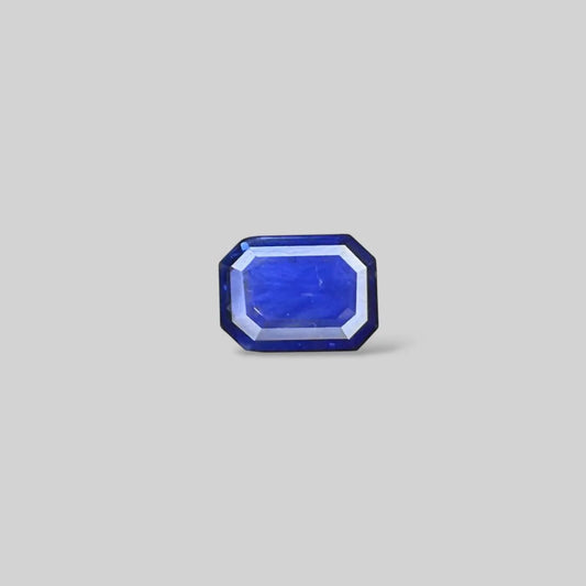 Natural Blue Sapphire Octagonal Step Cut - 5.05 Carats