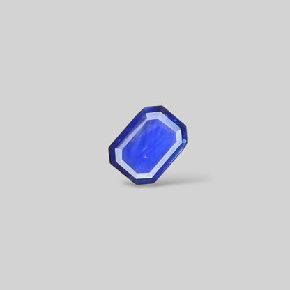 Natural Blue Sapphire Octagonal Step Cut - 5.05 Carats