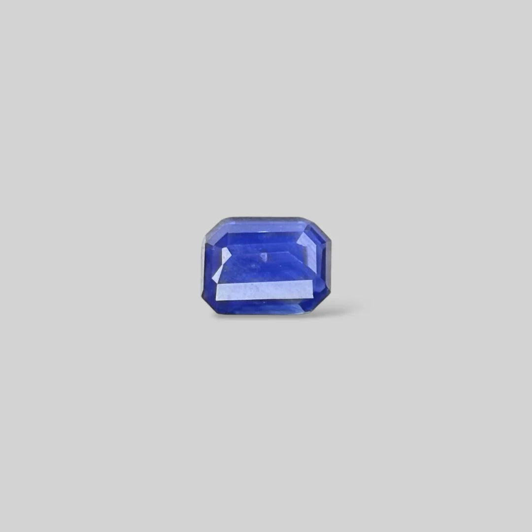 Natural Blue Sapphire Octagonal Step Cut - 5.05 Carats