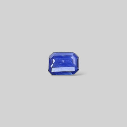 Natural Blue Sapphire Octagonal Step Cut - 5.05 Carats