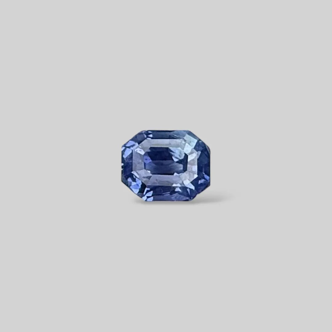 Natural Blue Sapphire Octagonal Step Cut - 5.07 Carats