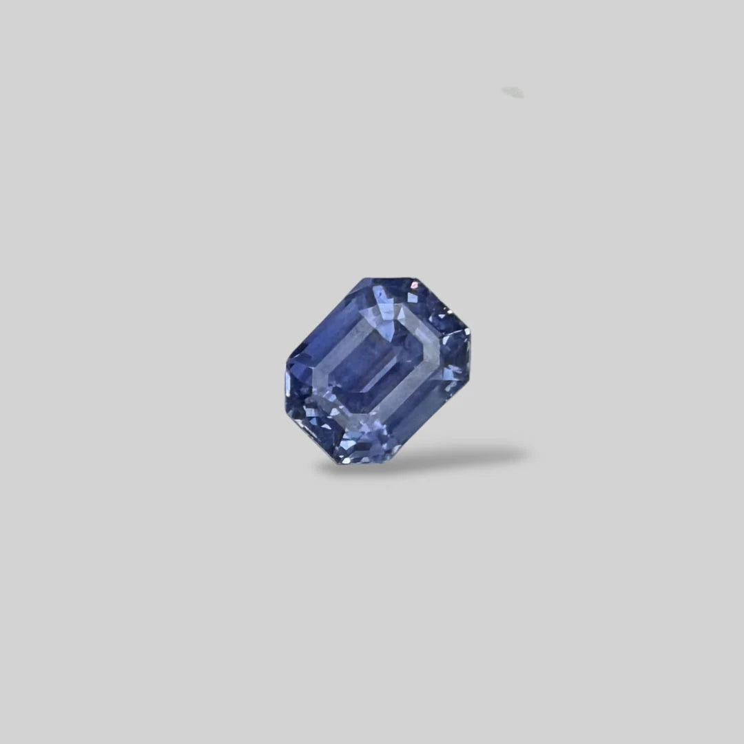 Natural Blue Sapphire Octagonal Step Cut - 6.14 Carats