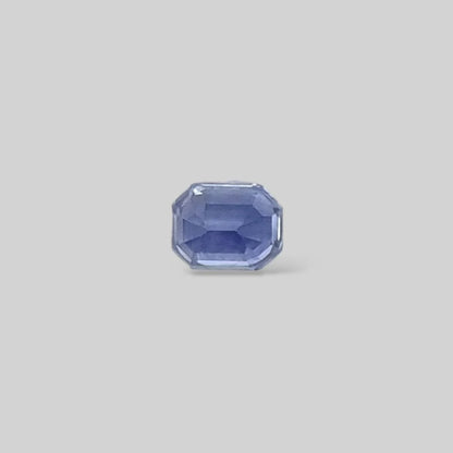 Natural Blue Sapphire Octagonal Step Cut - 6.14 Carats