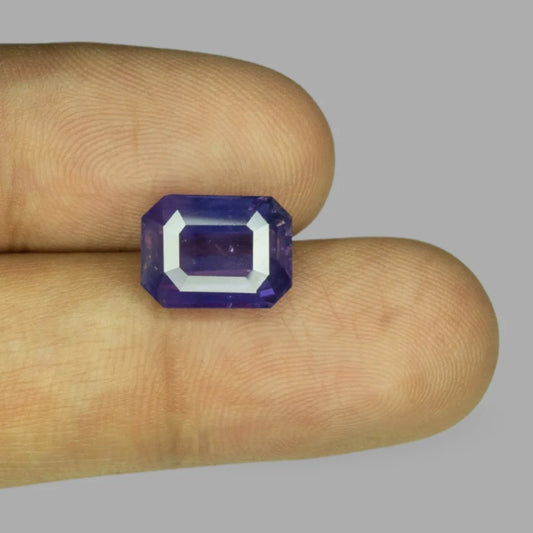 Natural Blue Sapphire Octagonal Step Cut - 6.74 Carats