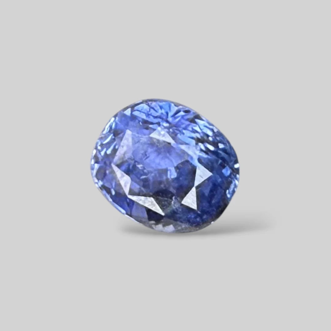 Natural Blue Sapphire Oval/Faceted Cut - 2.97 Carats