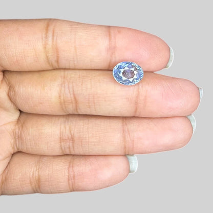 Natural Blue Sapphire Oval/Faceted Cut - 3.24 Carats