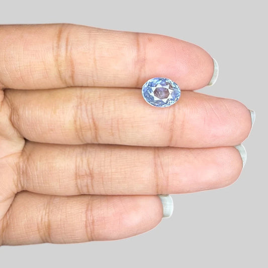 Natural Blue Sapphire Oval/Faceted Cut - 3.24 Carats