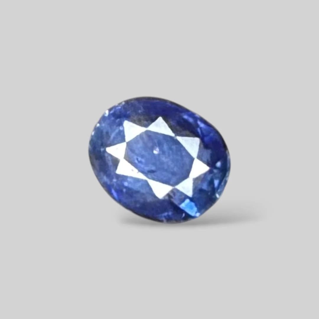 Natural Blue Sapphire Oval/Faceted Cut - 3.42 Carats