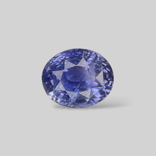 Natural Blue Sapphire Oval/Faceted Cut - 5.39 Carats