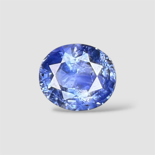 Natural Blue Sapphire Oval/Faceted Cut - 5.68 Carats