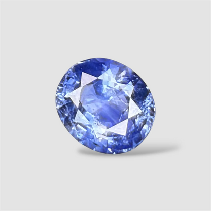 Natural Blue Sapphire Oval/Faceted Cut - 5.68 Carats