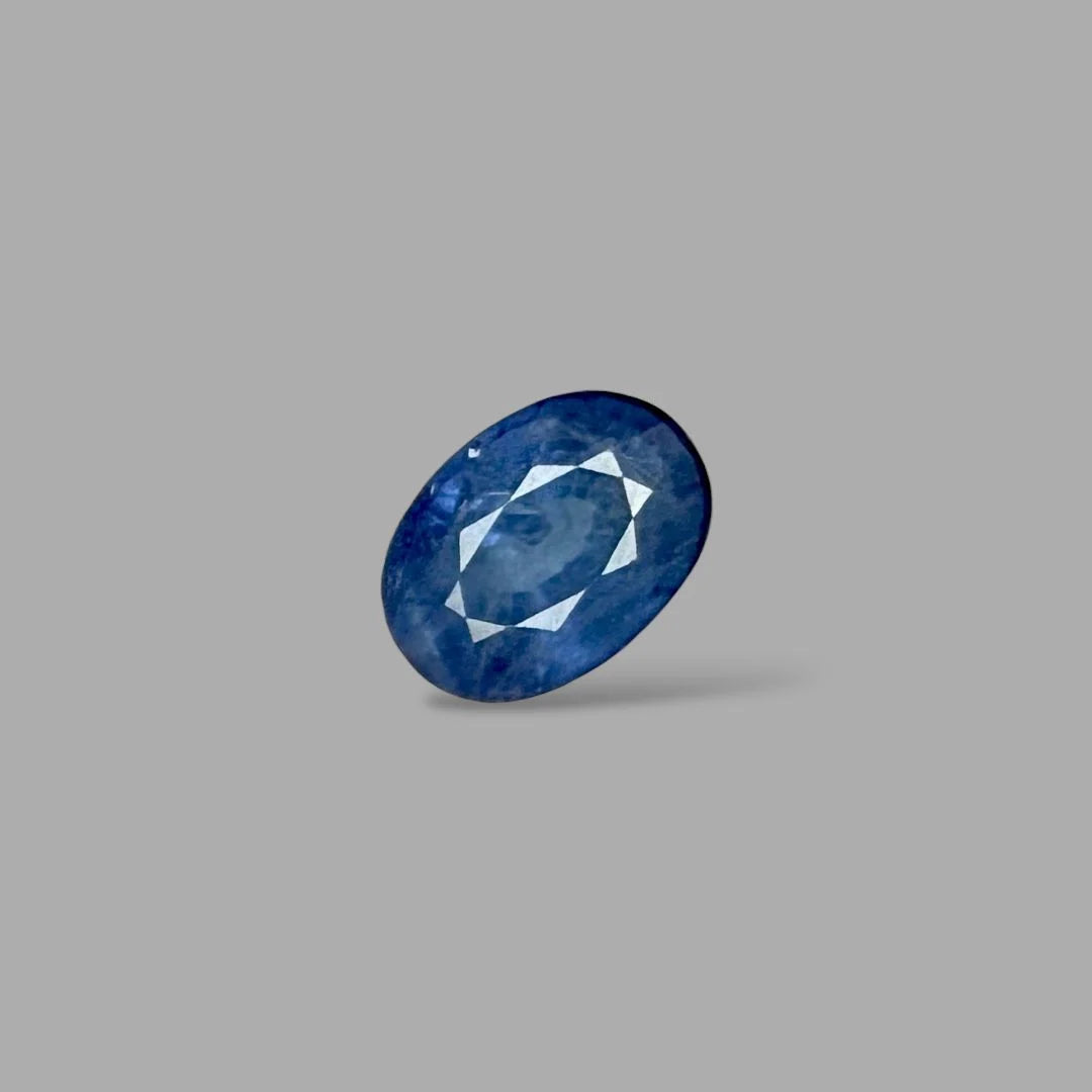 Natural Blue Sapphire Oval Mixed Cut - 5.91 Carats
