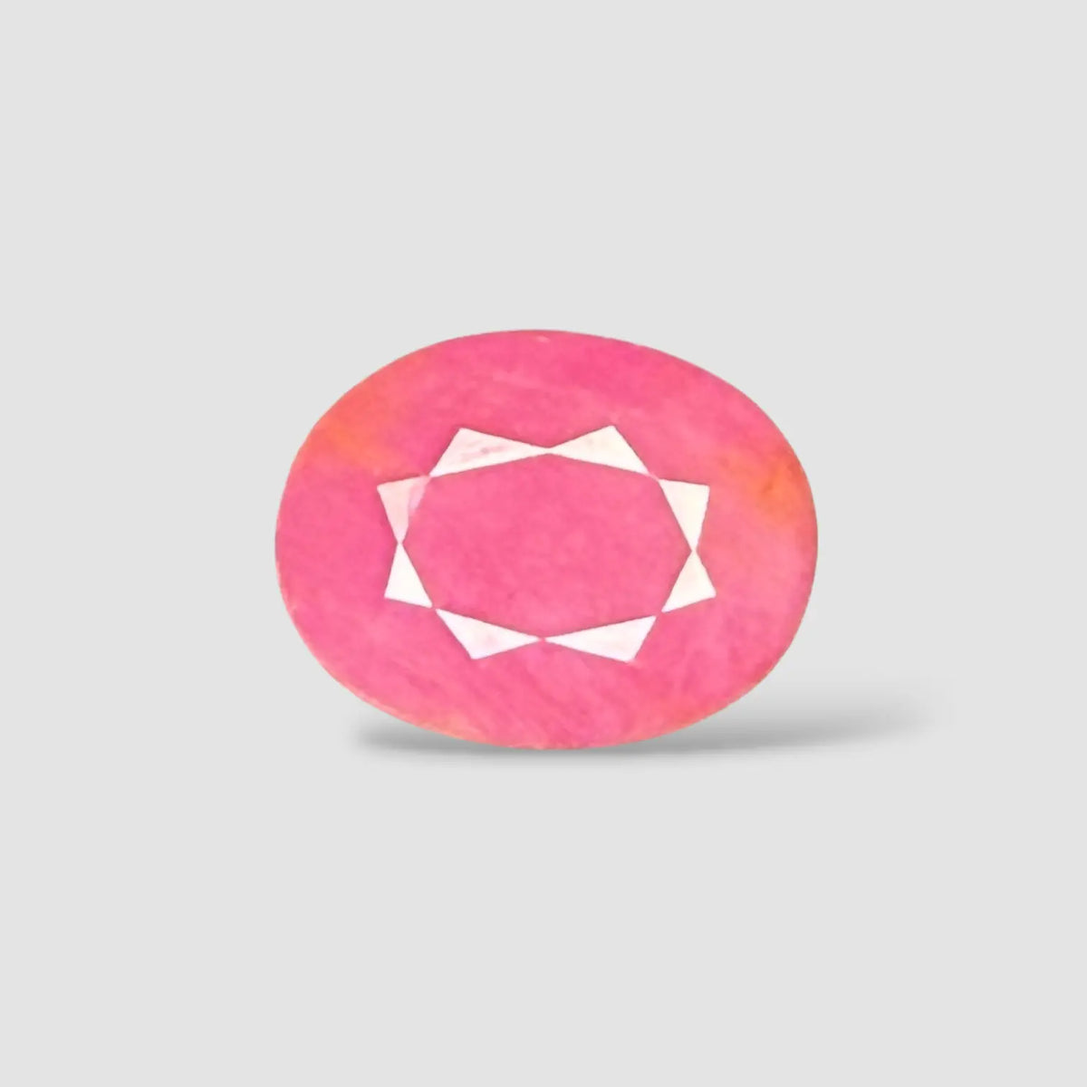 Natural Certified Ruby Stone - Oval 4.3 Carats 11.14x8.59x4.80mm Size