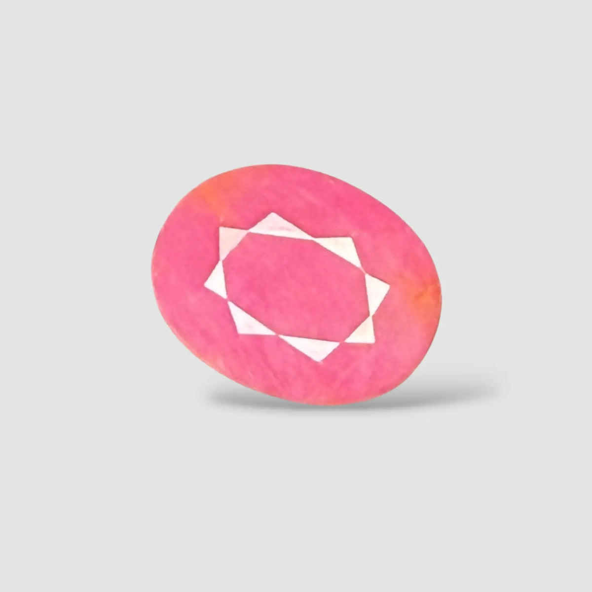 Natural Certified Ruby Stone - Oval 4.3 Carats 11.14x8.59x4.80mm Size