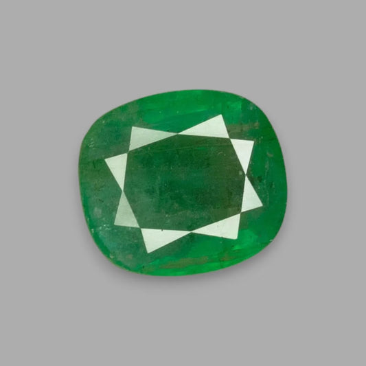 Natural Emerald Cushion Mixed Cut - 10.11 Carats