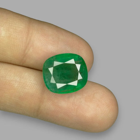 Natural Emerald Cushion Mixed Cut - 10.11 Carats