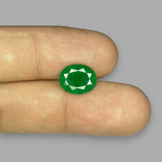 Natural Emerald Oval Mixed Cut - 3.43 Carats