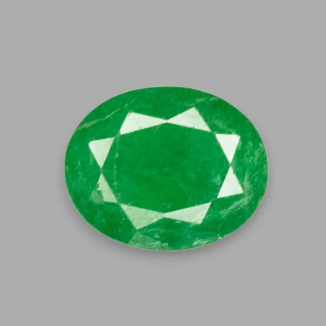 Natural Emerald Oval Mixed Cut - 3.43 Carats