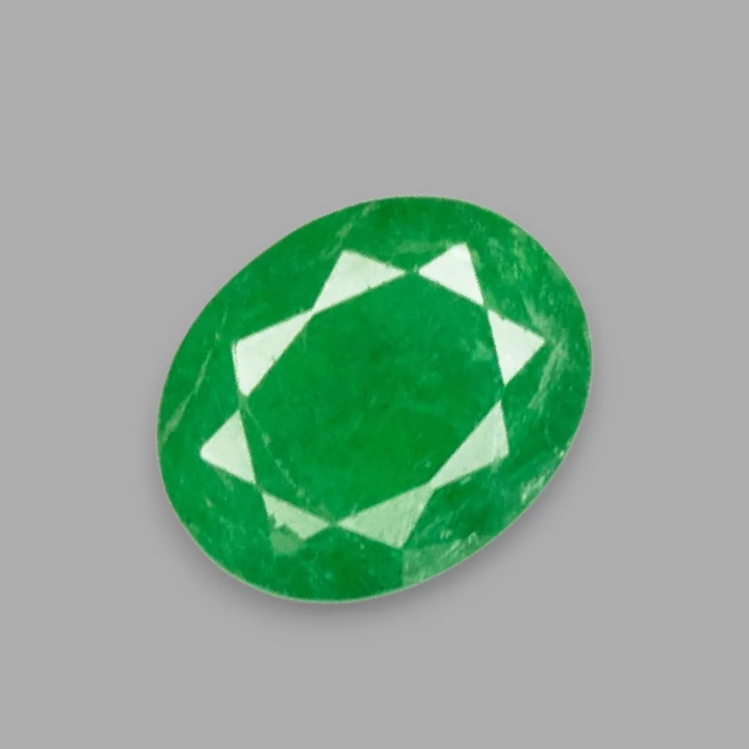 Natural Emerald Oval Mixed Cut - 3.43 Carats