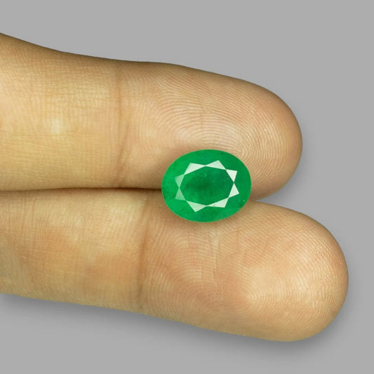 Natural Emerald Oval Mixed Cut - 4.17 Carats