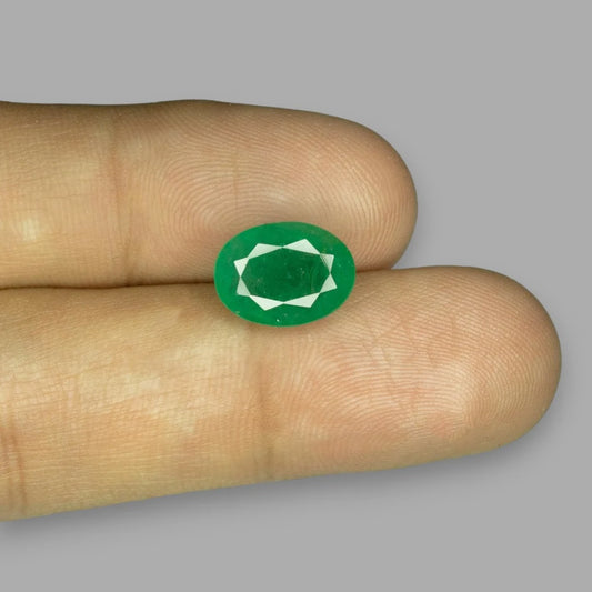 Natural Emerald Oval Mixed Cut - 4.27 Carats