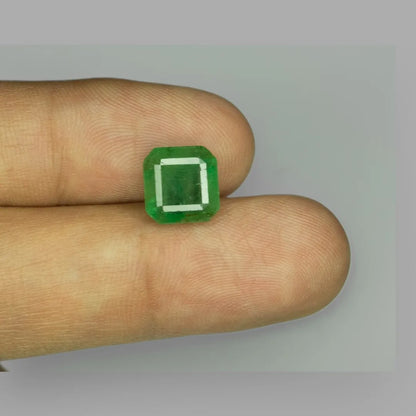 Natural Emerald Square Emerald Cut - 4.33 Carats