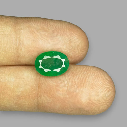 Natural Emerald Oval Mixed Cut - 4.34 Carats