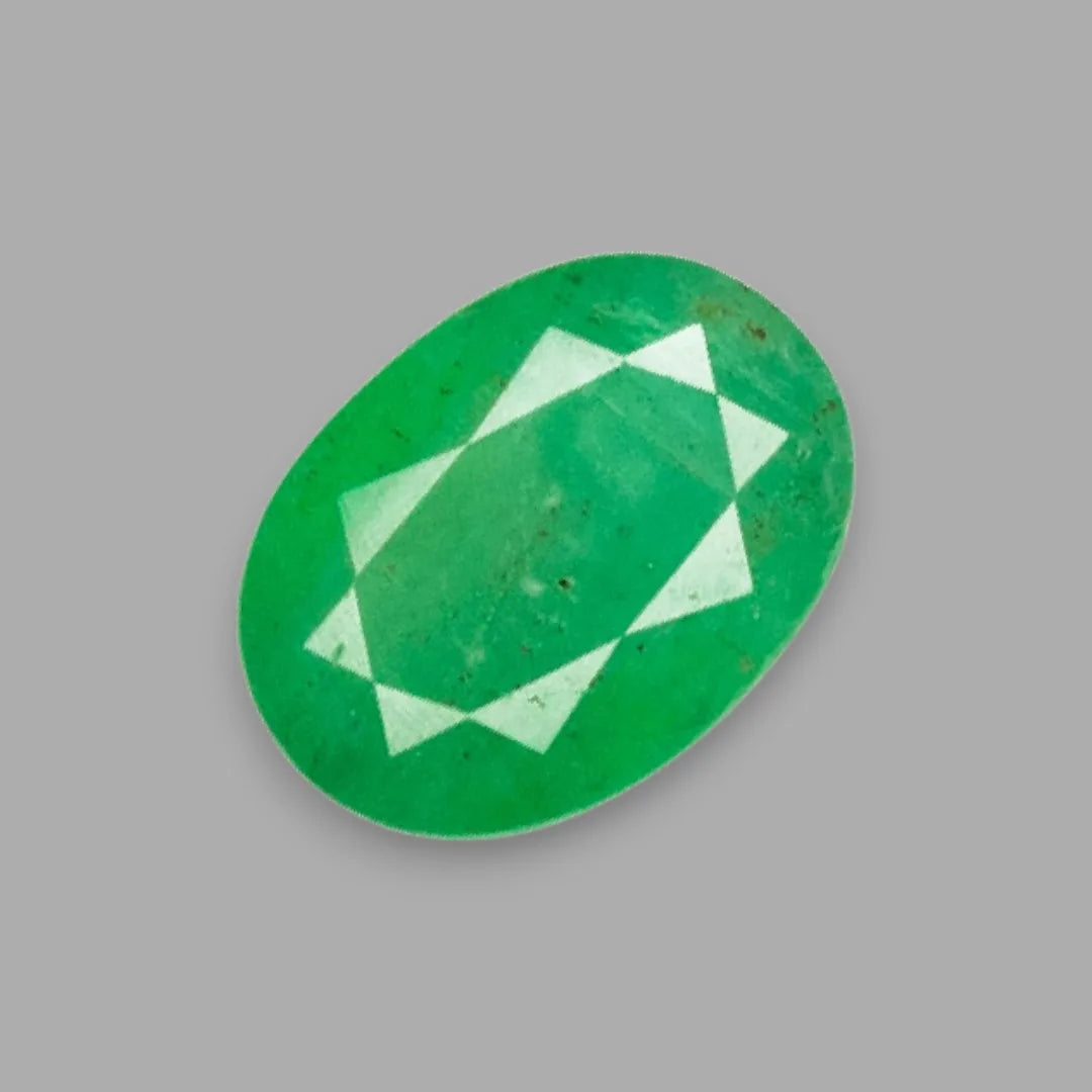 Natural Emerald Oval Mixed Cut - 4.34 Carats