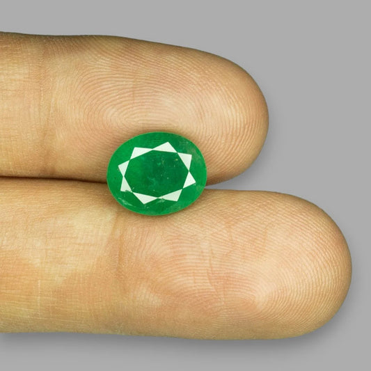 Natural Emerald Oval Mixed Cut - 4.42 Carats