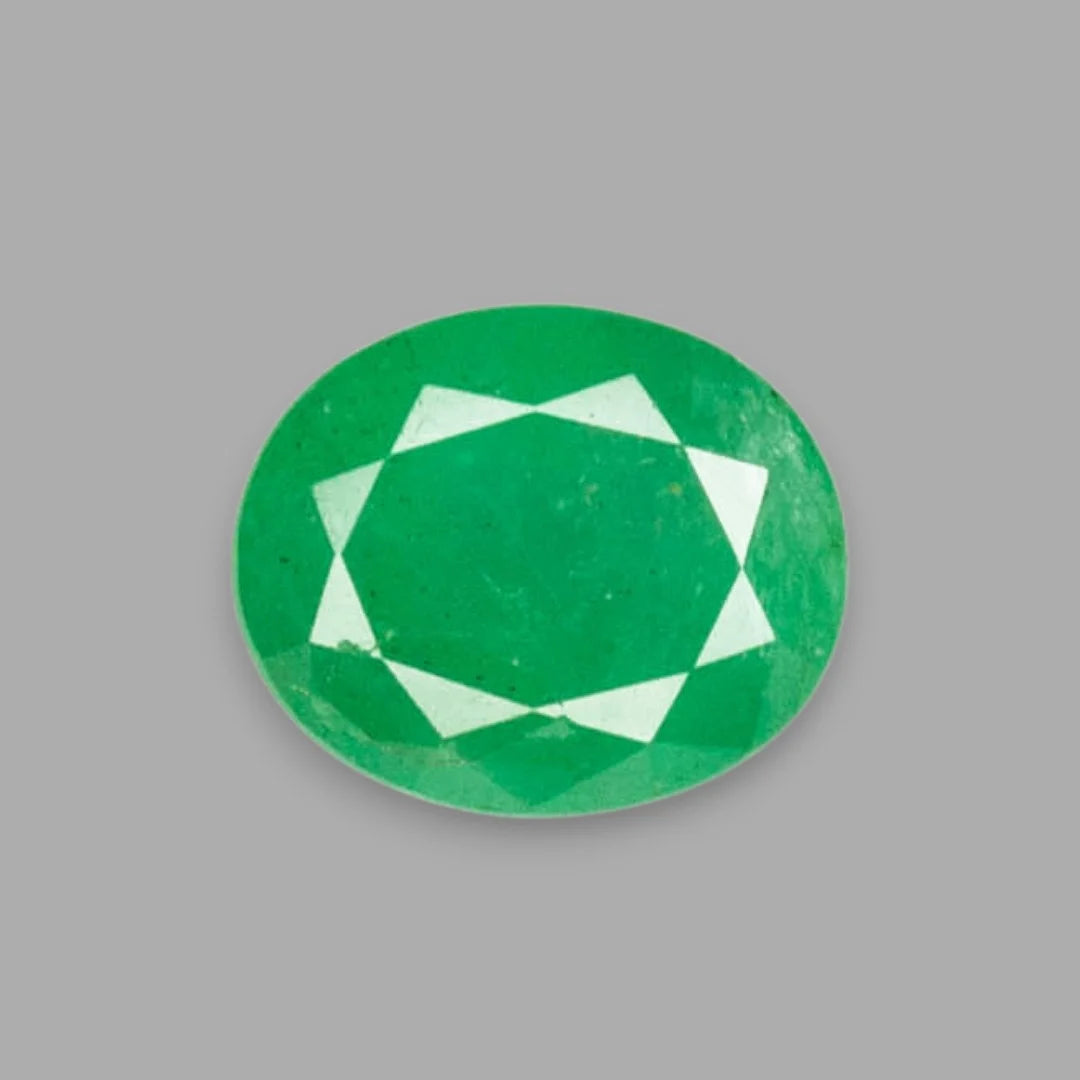 Natural Emerald Oval Mixed Cut - 4.42 Carats