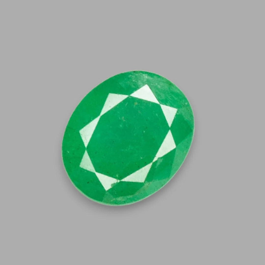 Natural Emerald Oval Mixed Cut - 4.42 Carats