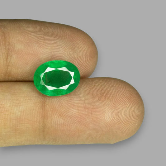 Natural Emerald Oval Mixed Cut - 4.43 Carats