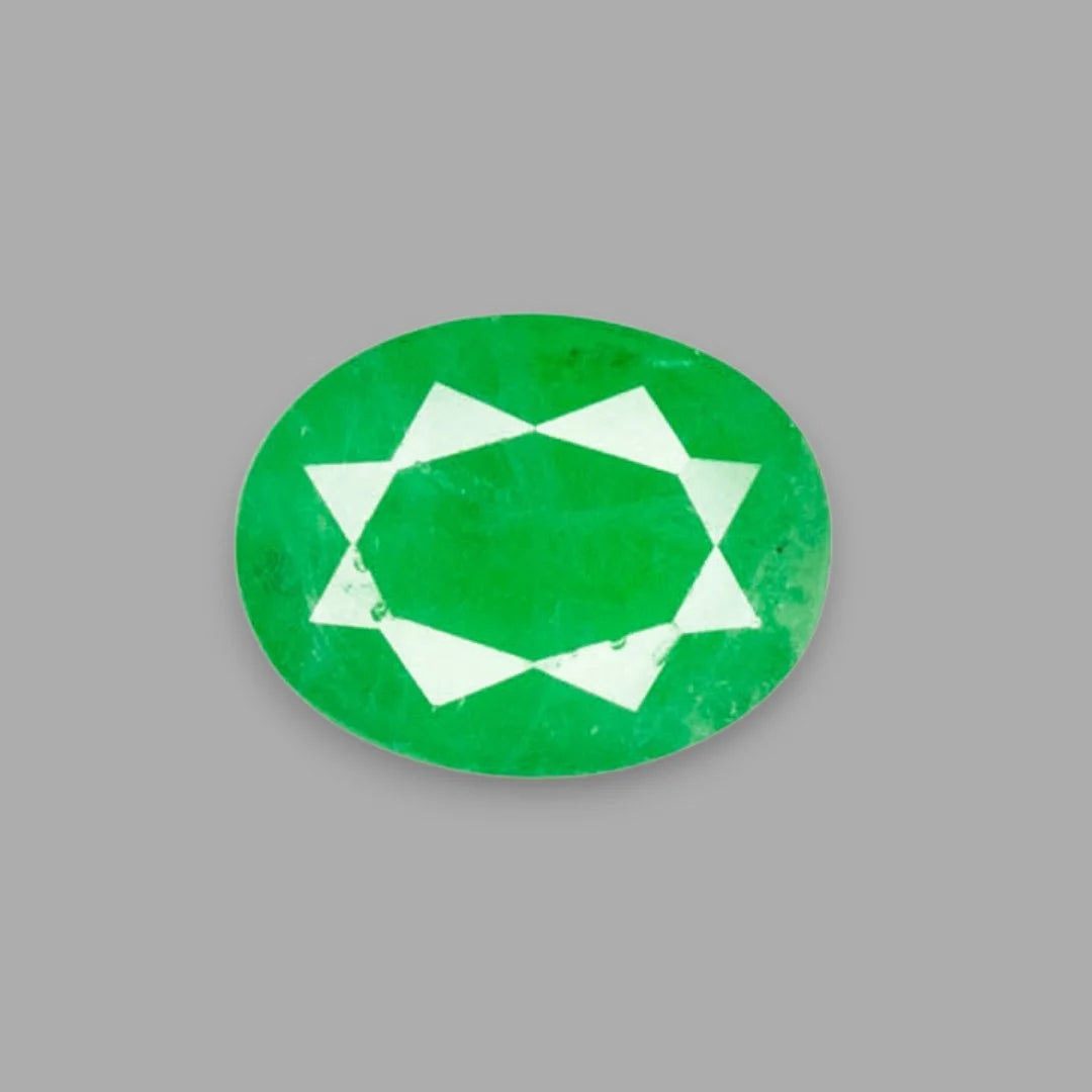 Natural Emerald Oval Mixed Cut - 5.21 Carats