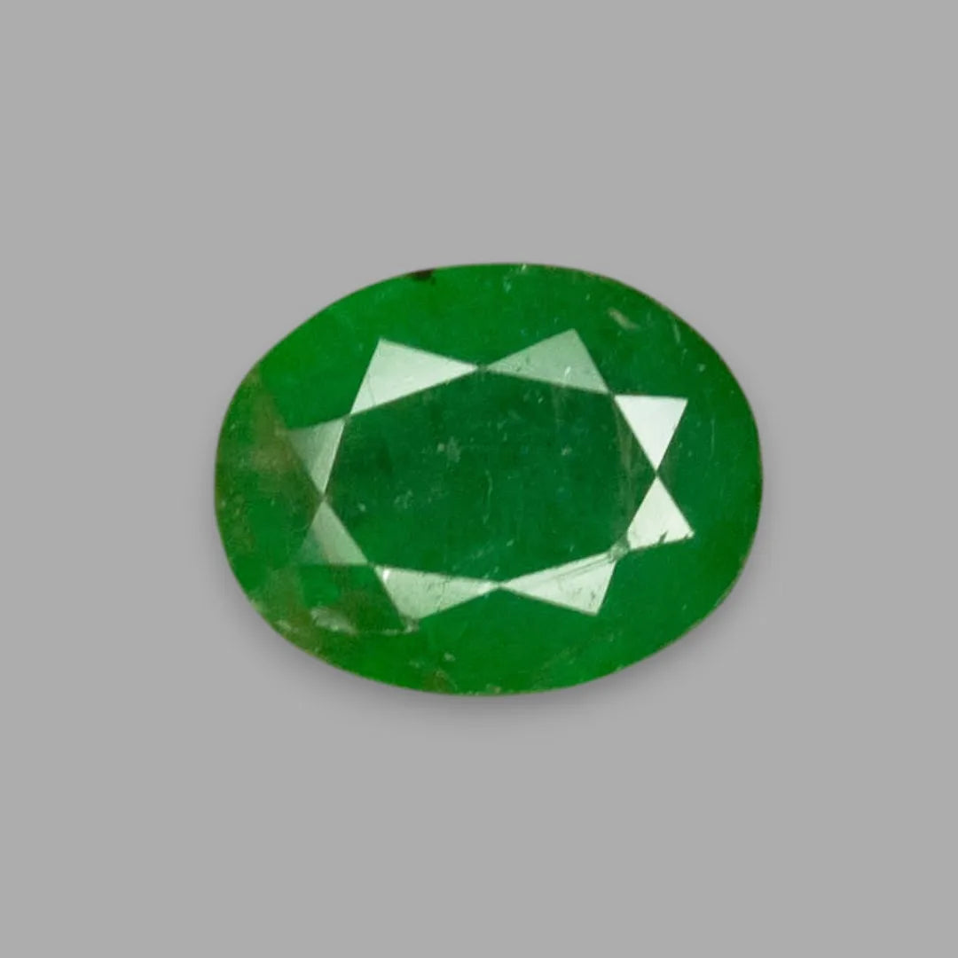 Natural Emerald Oval Mixed Cut - 7.45 Carats