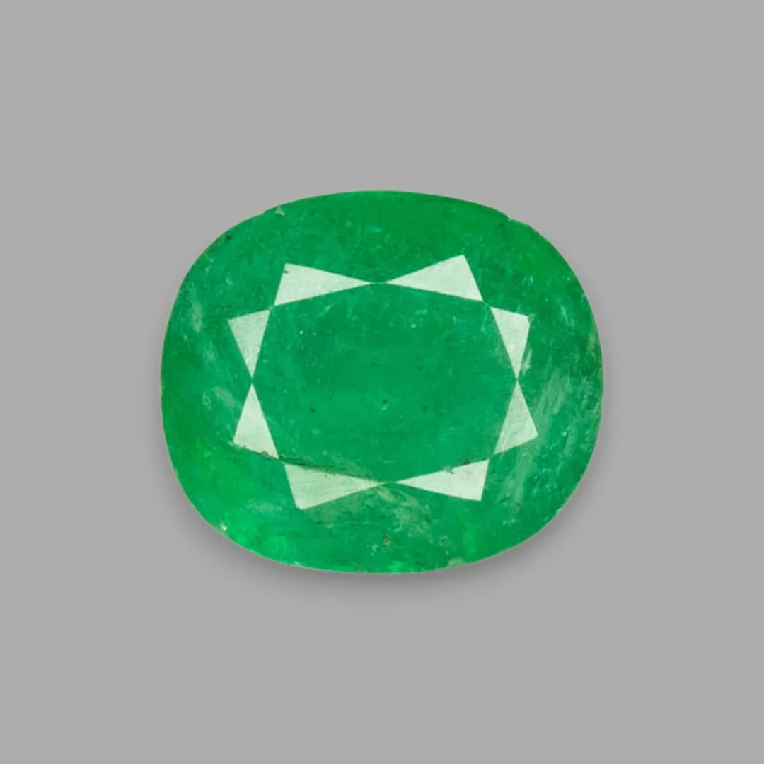 Natural Emerald Cushion Mixed Cut - 8.46 Carats