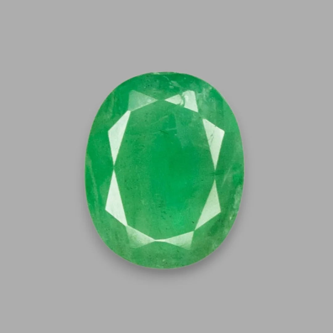 Natural Emerald Oval Mixed Cut - 8.55 Carats