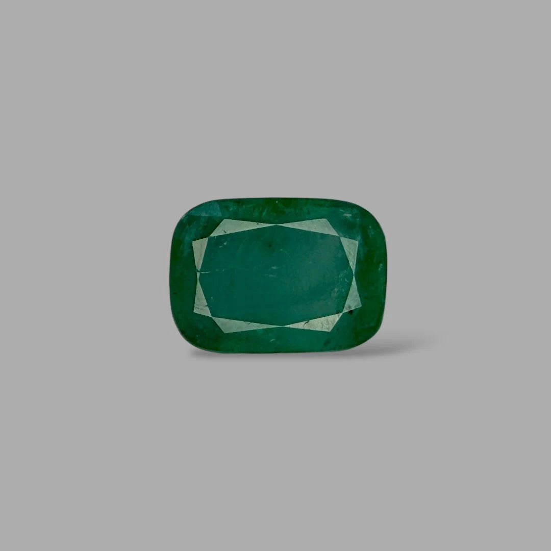 Natural Emerald Cushion/Faceted Cut - 11.75 Carat