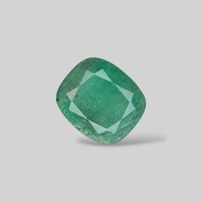 Natural Emerald Cushion/Faceted Cut - 6.40 Carats