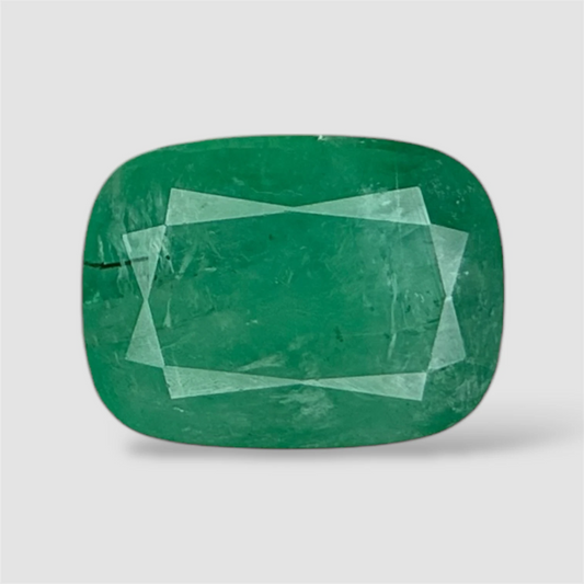 Natural Emerald Cushion Mixed Cut - 12.37 Carats