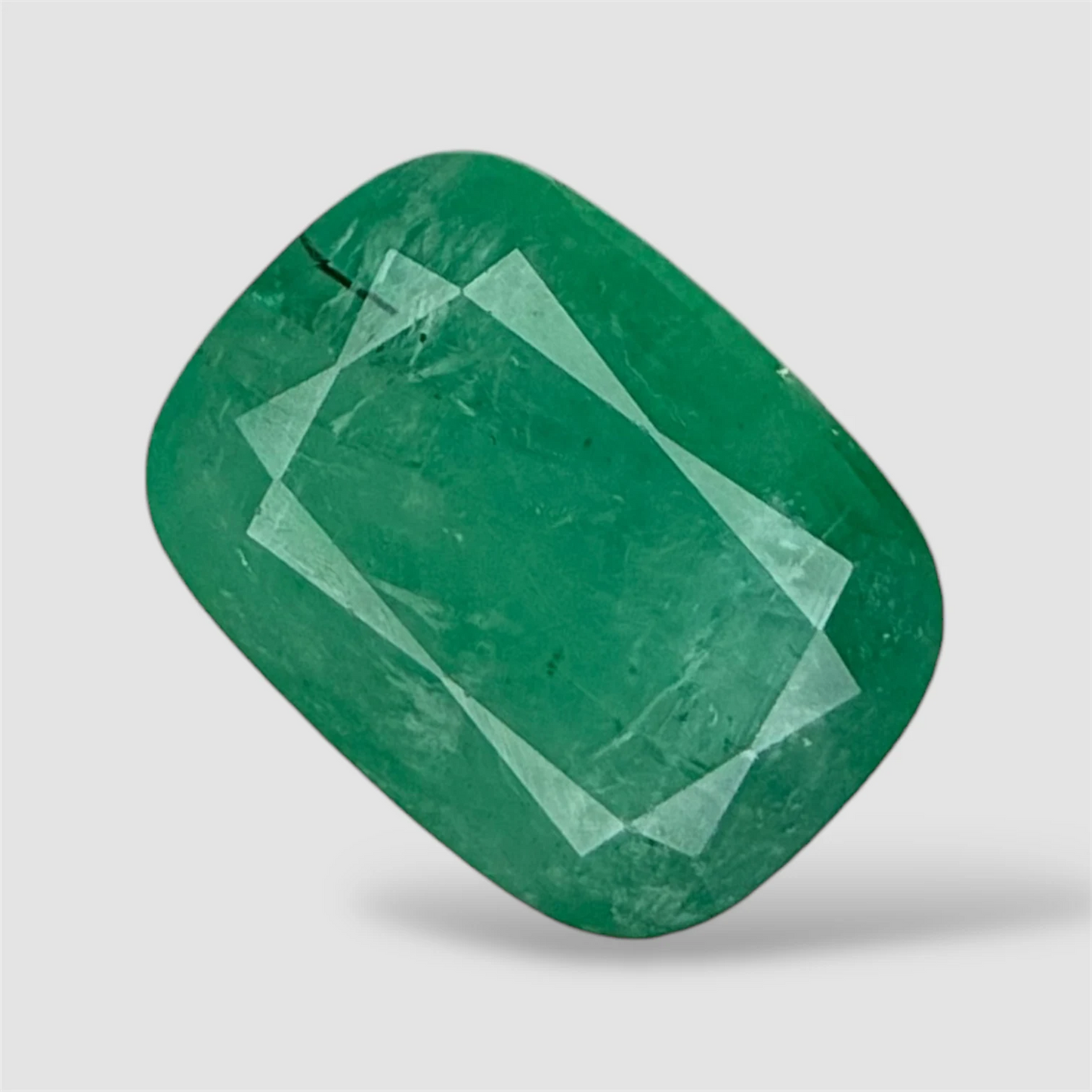 Natural Emerald Cushion Mixed Cut - 12.37 Carats