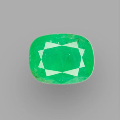 Natural Emerald Cushion Mixed Cut - 4.51 Carats