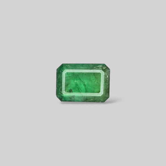 Natural Emerald - Emerald Cut - 10.11 Carats